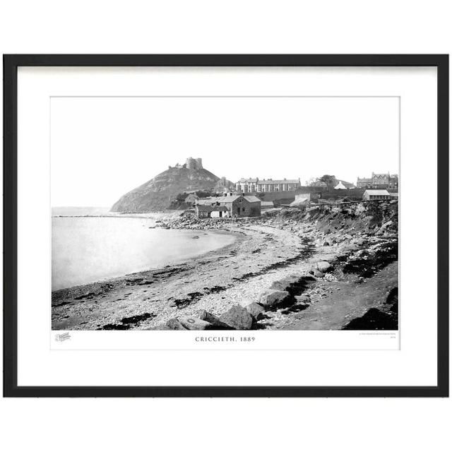 'Criccieth, 1889' - Picture Frame Photograph Print on Paper The Francis Frith Collection Size: 60cm H x 80cm W x 2.3cm D on Productcaster.