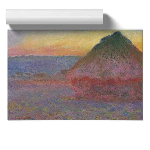 Haystacks Vol.3 by Claude Monet - Unframed Painting East Urban Home Size: 21cm H x 30cm W x 0.1cm D on Productcaster.