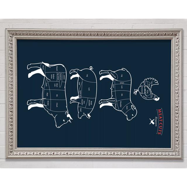 Butchers Selection 5 Framed Print Bright Star Size: 29.7cm H x 42cm W x 3cm D on Productcaster.