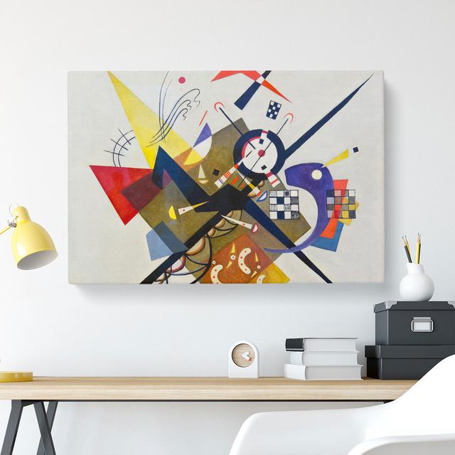 On White II by Wassily Kandinsky - Wrapped Canvas Painting East Urban Home Size: 50cm H x 76cm W x 3cm D on Productcaster.