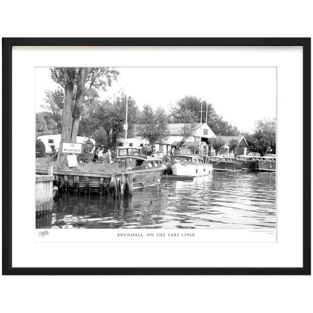 'Brundall, on the Yare C1960' by Francis Frith - Picture Frame Photograph Print on Paper The Francis Frith Collection Size: 40cm H x 50cm W x 2.3cm D on Productcaster.