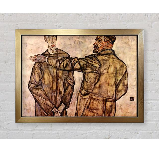 Schiele Double Portrait Of Heinrich Bensch And His Son Otto by Egon Schiele - Single Picture Frame Art Prints Bright Star Size: 59.7cm H x 84.1cm W x on Productcaster.