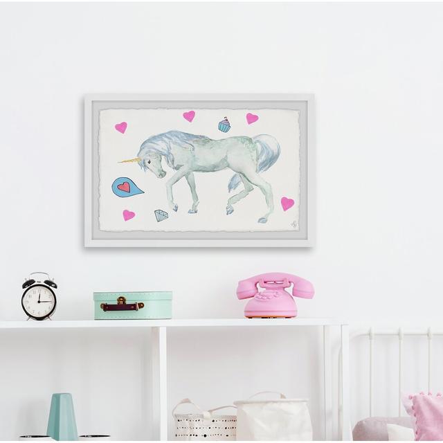 Crosson Unicorn'S Cupcake - Graphic Art Zoomie Kids Size: 61cm H x 91cm W on Productcaster.