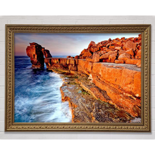 Rocky Beach Swell - Print Bright Star Size: 100cm H x 141.4cm W on Productcaster.