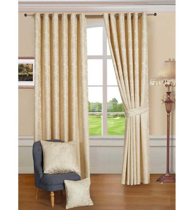 Rosaline Polyester Semi Sheer No Curtain Pair (Set of 2) Rosalind Wheeler Panel Size: 288.6cm W x 72cm D, Colour: Burgundy on Productcaster.