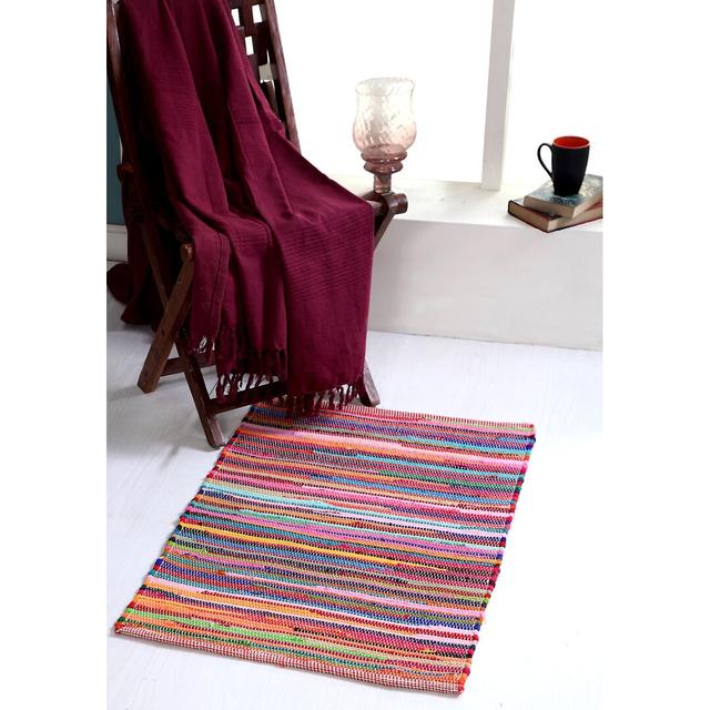 Seth Flatweave Rug Latitude Vive Rug Size: Rectangle 70 x 140cm on Productcaster.