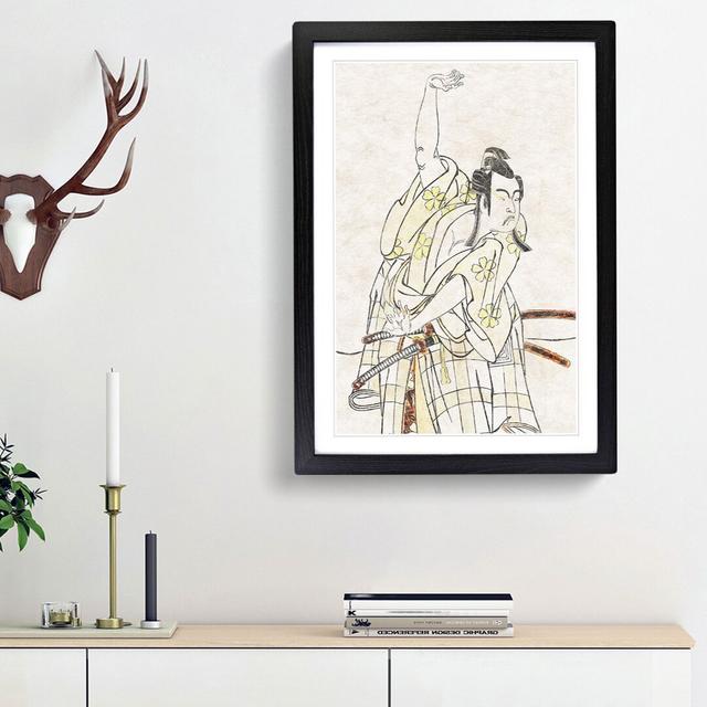 Katsukawa Shunsho by Katsukawa Shunsho - Picture Frame Art Print East Urban Home Frame Option: Black Framed, Size: 65cm H x 48cm W x 2cm D on Productcaster.