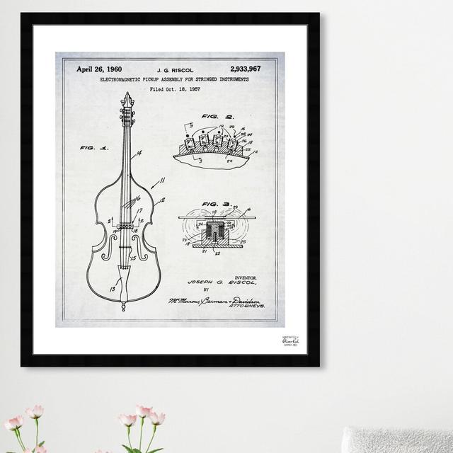 'Electromagnetic Violin Pickup 1957' Framed Graphic Art East Urban Home Size: 81 cm H x 66 cm W on Productcaster.