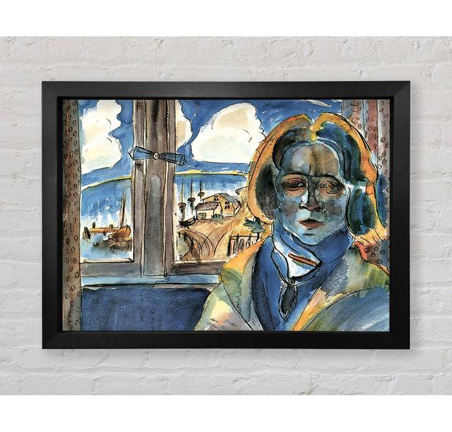 Walter Gramatte Girl At The Window Sonia Framed Print Bright Star Size: 84.1cm H x 118.9cm W on Productcaster.