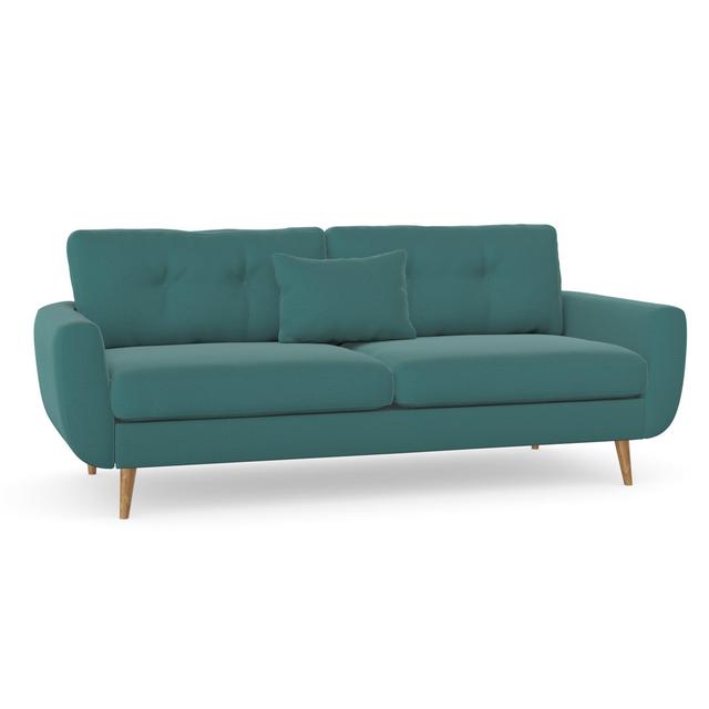 Lindel 3 Seater Upholstered Made to Order Sofa Hashtag Home Upholstery Colour: Olaf 17 on Productcaster.