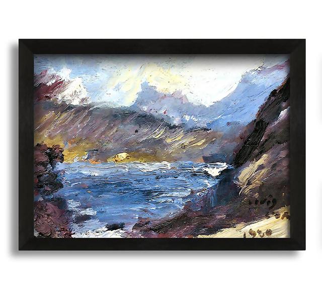 Lovis Corinth Walchensee 8 - Picture Frame Painting on Canvas Alpen Home on Productcaster.