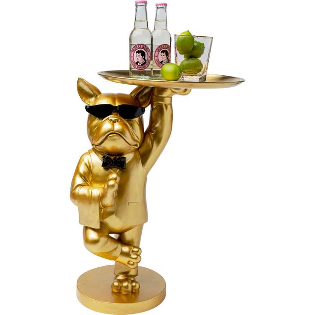 Beistelltisch Cool Bulldog KARE Design Colour: Gold on Productcaster.