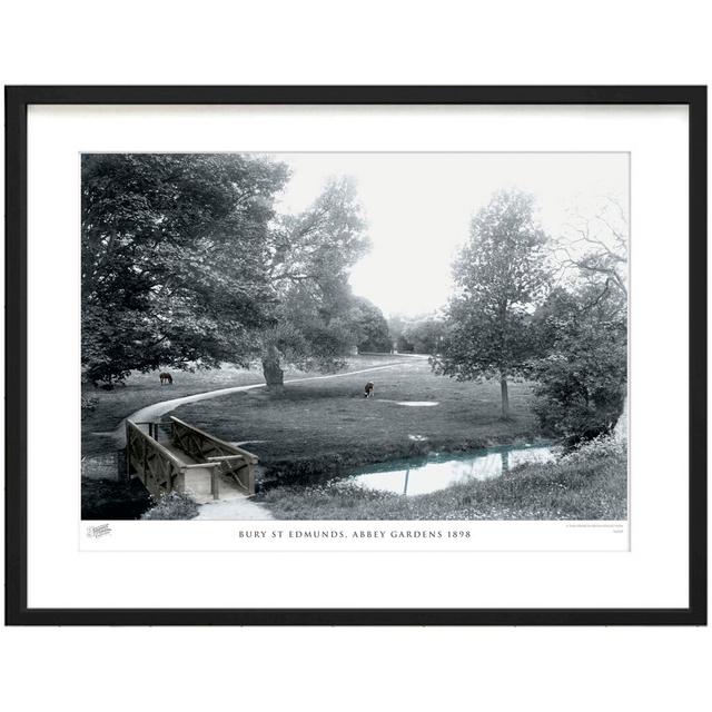 Bury St Edmunds, Abbey Gardens 1898 - Single Picture Frame Print The Francis Frith Collection Size: 45cm H x 60cm W x 2.3cm D on Productcaster.