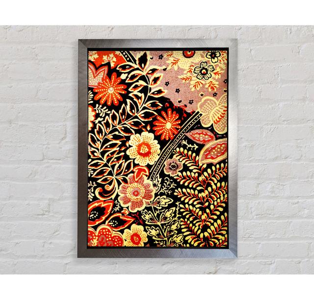 Retro Garden - Single Picture Frame Art Prints Bright Star Size: 141.4cm H x 100cm W x 3.4cm D on Productcaster.