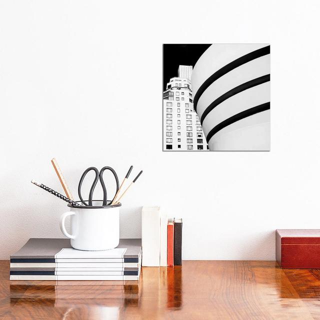 Guggenheim III by Moises Levy - Wrapped Canvas Art Prints Metro Lane Size: 30.48cm H x 30.48cm W x 1.91cm D on Productcaster.