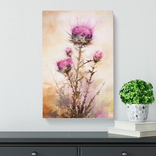 Thistle Gestural - Print Marlow Home Co. Size: 76cm H x 50cm W x 3cm D on Productcaster.