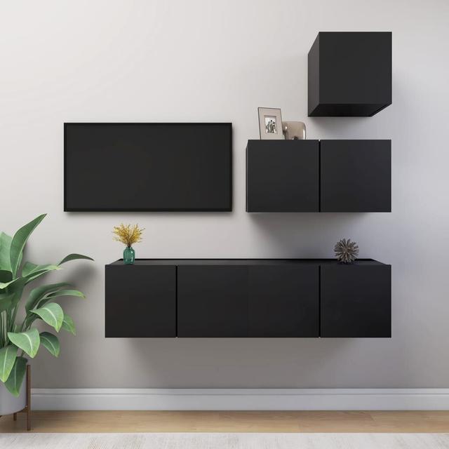 Gilmar Entertainment Unit for TVs up to 88" 17 Stories Colour: Black on Productcaster.