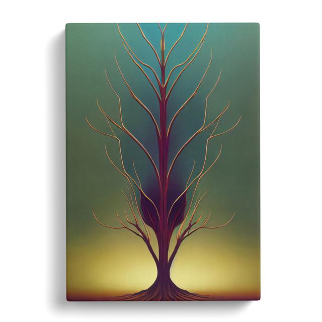 Gothic Tree Vol.5 - Wrapped Canvas Graphic Art Marlow Home Co. Size: 76cm H x 50cm W x 3cm D on Productcaster.