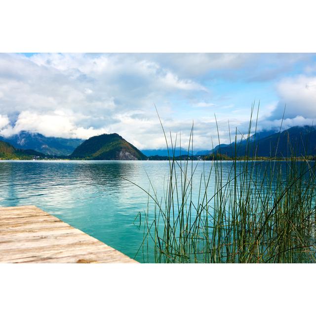 Lake Wolfgagsee In Austria by FORGEM - Wrapped Canvas Print Alpen Home Size: 81cm H x 122cm W on Productcaster.