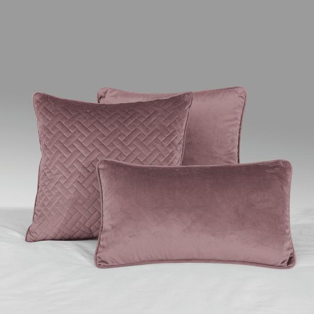 Ariel Quilted Cushion Cover Etta Avenue Colour: Blush on Productcaster.