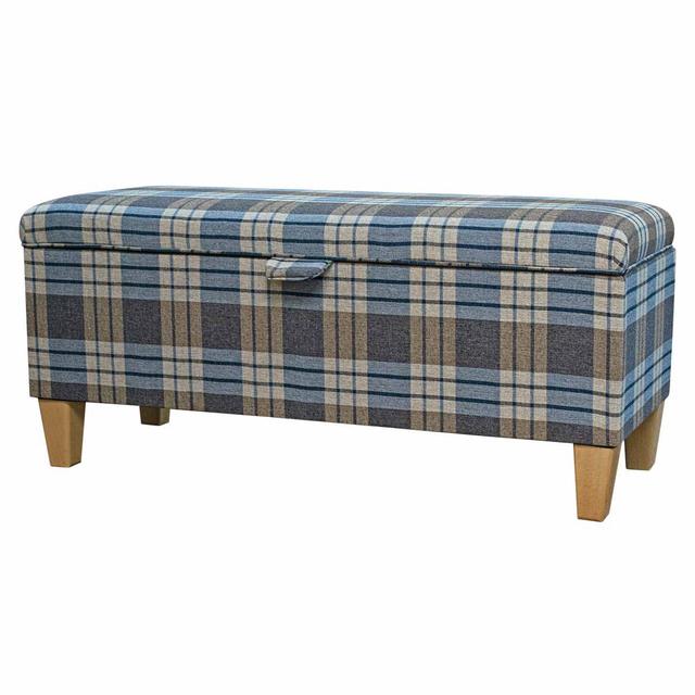 Storage Bench Beaumont Pattern: Tartan on Productcaster.