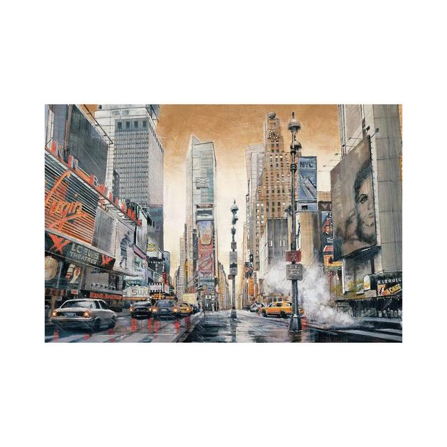 Crossroads (Times Square) by Matthew Daniels - Wrapped Canvas Print ClassicLiving Size: 101.6cm H x 152.4cm W x 3.81cm D on Productcaster.