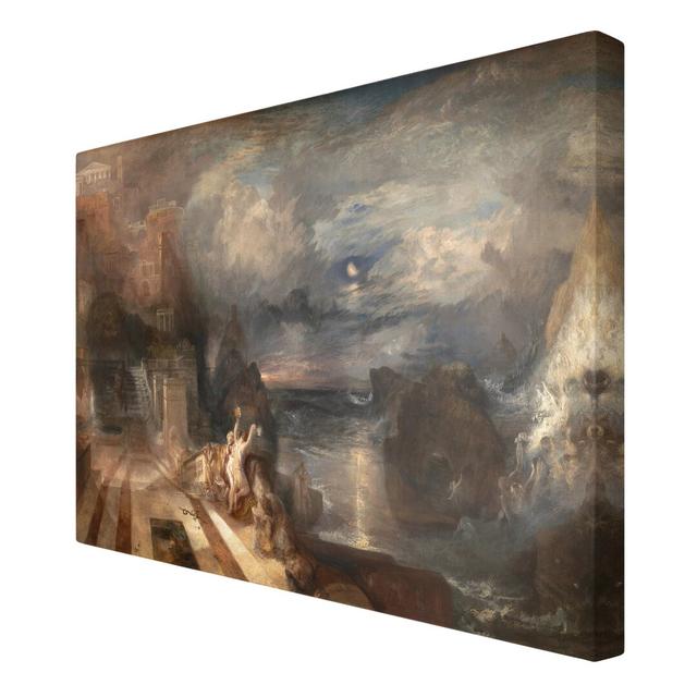 The Parting of Hero and Leander by J.M.W. Turner - Wrapped Canvas Graphic Art Print East Urban Home Size: 150cm L x 100cm W x 2cm D on Productcaster.