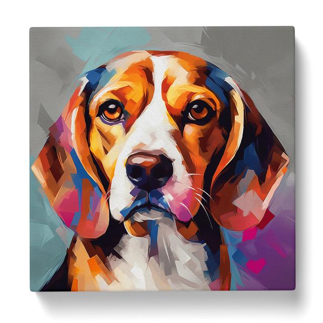 Beagle Gestural - Print Marlow Home Co. Size: 35cm H x 35cm W x 3cm D on Productcaster.