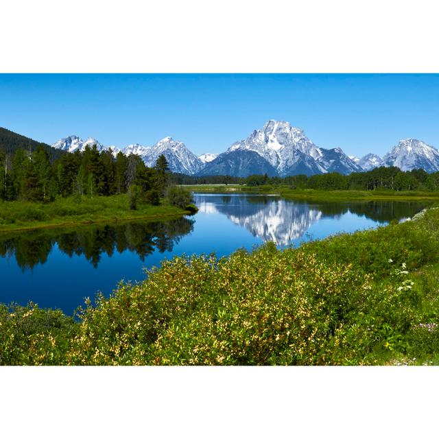 Grand Tetons by Nancy C. Ross - Wrapped Canvas Art Prints Alpen Home Size: 30cm H x 46cm W x 3.8cm D on Productcaster.