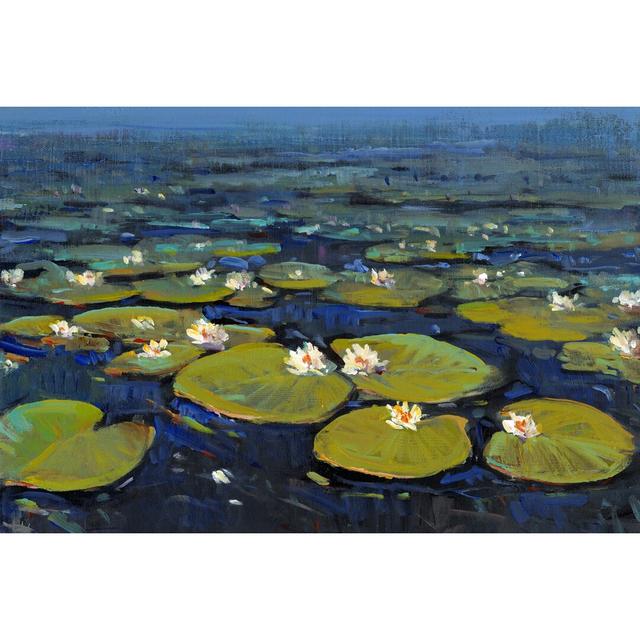 Lily Pads II by Timothy O' Toole - Wrapped Canvas Painting Rosalind Wheeler Size: 30cm H x 46cm W on Productcaster.