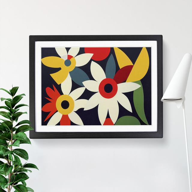 Miraculous Flowers - Picture Frame Graphic Art 17 Stories Frame Colour: Black Framed, Size: 34cm H x 46cm W on Productcaster.