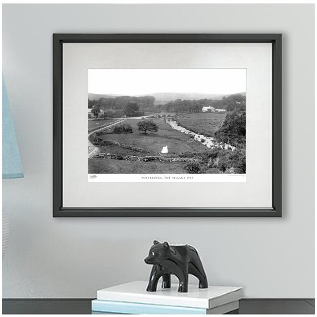 'Postbridge, the Village 1931' by Francis Frith - Picture Frame Photograph Print on Paper The Francis Frith Collection Size: 40cm H x 50cm W x 2.3cm D on Productcaster.