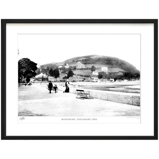 'Minehead, Esplanade 1903' - Picture Frame Photograph Print on Paper The Francis Frith Collection Size: 45cm H x 60cm W x 2.3cm D on Productcaster.