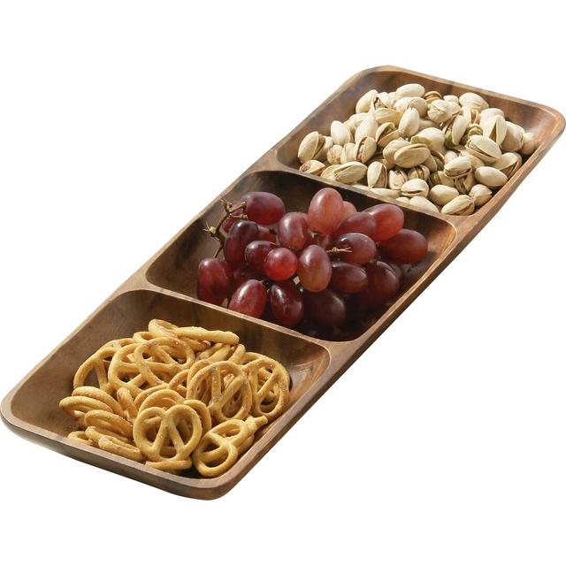 Flaherty 40cm 3 Section Serving Dish Alpen Home on Productcaster.