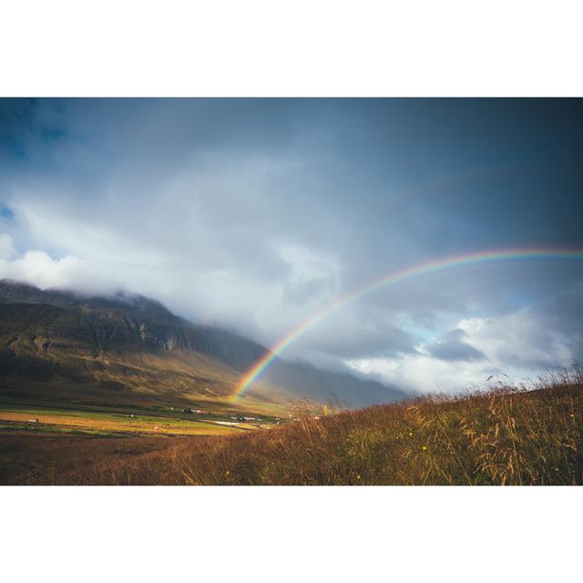 Regenbogen in Island von Borchee - Kunstdrucke auf Leinwand 17 Stories Größe: 50 cm H x 75 cm B on Productcaster.