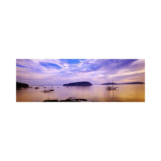 Frenchman Bay At Twilight, Hancock County, Maine, USA Highland Dunes Size: 50.8cm H x 152.4cm W x 1.91cm D on Productcaster.