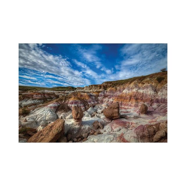 The Calhan Paint Mines by Bill Sherrell - Wrapped Canvas Painting Alpen Home Size: 20.32cm H x 30.48cm W x 1.905cm D on Productcaster.