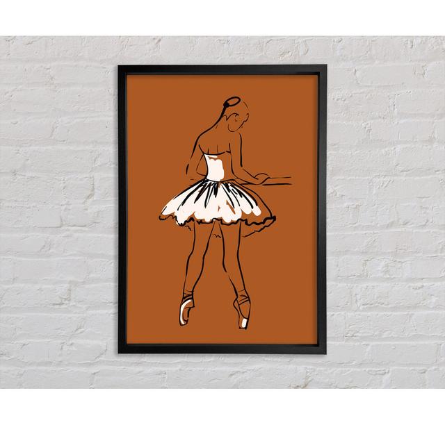 Brown Ballerina 2 - Single Picture Frame Art Prints on Canvas Bright Star Size: 141.4cm H x 100cm W x 3.3cm D on Productcaster.