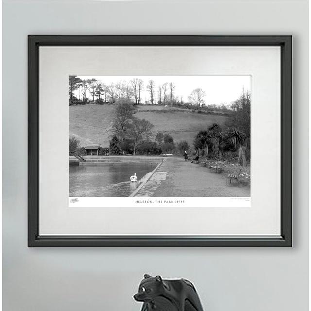 'Helston, the Park C1955' - Picture Frame Photograph Print on Paper The Francis Frith Collection Size: 40cm H x 50cm W x 2.3cm D on Productcaster.