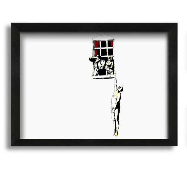 Window Lovers White - Picture Frame Painting on Canvas Maturi on Productcaster.