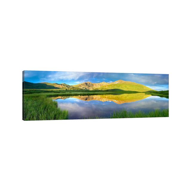 Mt Bierstadt As Seen From Guanella Pass, Colorado by Tim Fitzharris - Wrapped Canvas Panoramic Print Union Rustic Size: 50.8cm H x 152.4cm W x 1.91cm on Productcaster.