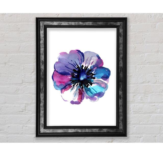 Psychedelic Flower Head - Single Picture Frame Art Prints Bright Star Size: 21cm H x 29.7cm W on Productcaster.