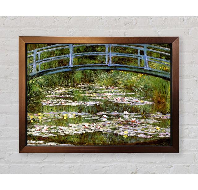 Le Pont Japonais von Claude Monet - Einzelne Bilderrahmen Kunstdrucke Rosalind Wheeler Größe: 59,7 cm H x 84,1 cm B x 3,4 cm T on Productcaster.