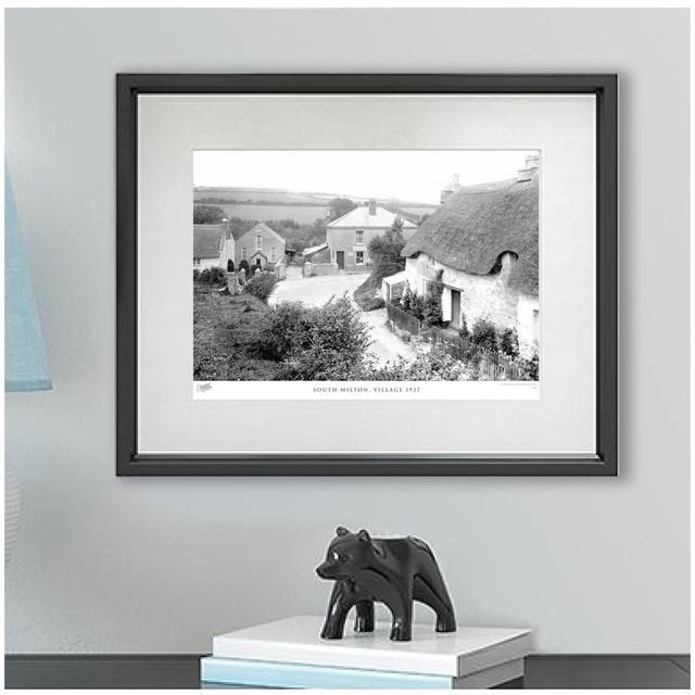 'South Milton, Village 1927' by Francis Frith - Picture Frame Photograph Print on Paper The Francis Frith Collection Size: 40cm H x 50cm W x 2.3cm D on Productcaster.