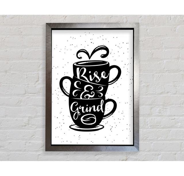 Rise And Grind - Print Bright Star Size: 118.9cm H x 84.1cm W x 3.4cm D on Productcaster.