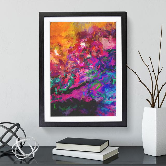 Absolute Beauty Abstract - Single Picture Frame Print Metro Lane Size: 34cm H x 25cm W x 2cm D, Frame Colour: Black on Productcaster.