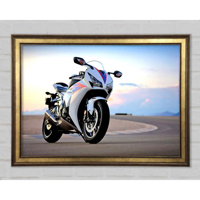 Honda CBR 1000 RR - Single Picture Frame Art Prints Ebern Designs Size: 42cm H x 59.7cm W x 1.5cm D on Productcaster.