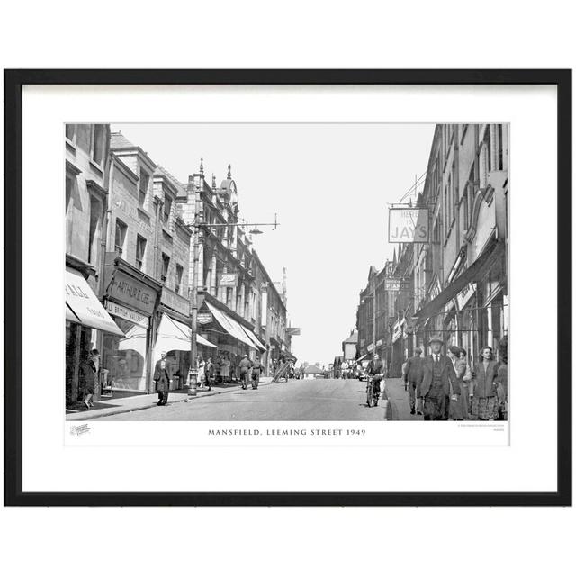 Mansfield, Leeming Street 1949 - Single Picture Frame Print The Francis Frith Collection Size: 45cm H x 60cm W x 2.3cm D on Productcaster.