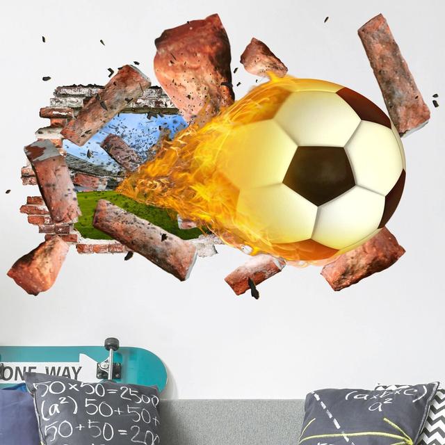 Sports Non-Wall Damaging Wall Decal East Urban Home Size: 80cm H x 120cm W on Productcaster.