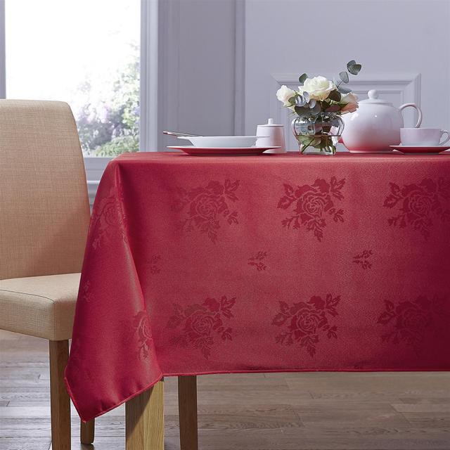 Allgood Round Tablecloth Three Posts Colour: Red, Size: 178cm Round on Productcaster.